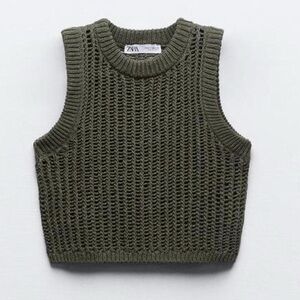 Zara knit tank top